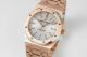 BF Factory Audermars Piguet Royal Oak 15400 Rose Gold Silver Dial Watch 41MM (4)_th.jpg